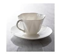 ZKALQECNF Tasse à thé exquise blanche pour thé de l'après-midi, tasse à thé, tasse à thé, tasse à café en céramique