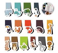 Zkaoai - Lot de 30 marque-pages magnétiques pour enfants - Animaux - Marque-page de Noël - Personnalisés