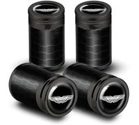 ZKAYHGG 4 Pieces Bouchon Valve Pneu Voiture pour Aston Martin DB11 DB12 DBX, Capuchon de Valve Anti Fuite Bouchon Valve Protection Accessoire,B