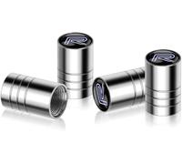 ZKAYHGG 4 Pieces Bouchon Valve Pneu Voiture pour Volvo R Design, Capuchon de Valve Anti Fuite Bouchon Valve Protection Accessoire,B