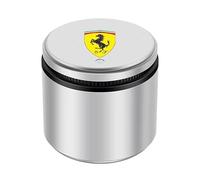 ZKAYHGG Cendrier de Voiture pour Ferrari Daytona SP3, en Acier Inoxydable Anti-Odeur avec Couvercle Auto-extinguible et LED pour Porte-gobelet,Silver