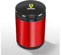 ZKAYHGG Cendrier de Voiture pour Ferrari Daytona SP3, en Acier Inoxydable Anti-Odeur avec Couvercle Auto-extinguible et LED pour Porte-gobelet,Red-Tall