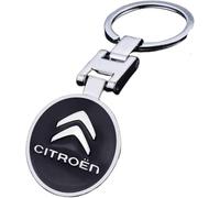 ZKAYHGG Porte-Clés de Voiture pour Citroën XM 1989-2000, Trousseau de Clés Anti-Perte Remplacement Portable avec Logo pour Hommes et Femmes,Black