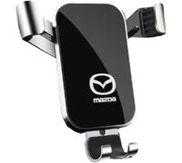 ZKAYHGG Support Téléphone Voiture pour Mazda BT-50/Mazda MPV, Support pour Ventilation de Voiture Rotatif 360° Porte-Téléphone pour Smartphone,Silver