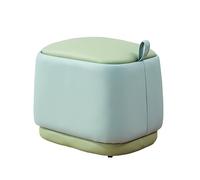 ZKBDBWTR Petit Tabouret Repose Pied, Marche Pied Léger Facile à déplacer, Tabouret pour Entrée, Tabouret pour Salon Chambre Bureau(Green)
