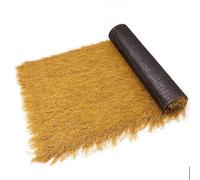 ZKBDBWTR Rouleau de Toiture en Chaume Artificiel - Tapis en Paille de Palmier Synthétique PE, Ignifuge, pour Cabane de Bar, Ambiance Tropicale, Fête Hawaïenne, Crèche de Noël(1x7m/3.2x22.9ft)