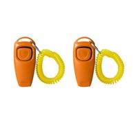 Zkbszn Lot de 2 sifflets de dressage pour chien avec dragonne pour des instructions efficaces et un contrôle du comportement pour l'extérieur et l'intérieur