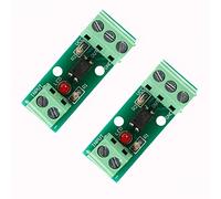 ZkeeShop 2Pcs Optocoupler Isolator Module PC817 1-Channel Optocoupler Photoelectric Optoisolator PNP NPN Signal Converter Module (3-5V)
