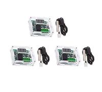 ZkeeShop 3Pcs Digital Temperature Controller Module W1209 Red Digital Display Temperature Control Module Switch with Case and Waterproof Probe