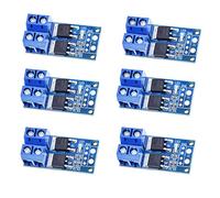 ZkeeShop 6Pcs DC 5V-36V 400W 15A Dual High-Power MOSFET Trigger Switch Drive Module PWM Adjustment Electronic Switch Control Board