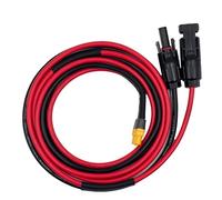 ZkeeShop Câble solaire (10 AWG, connecteur solaire vers XT60, adaptateur de câble, 6 mm², panneau solaire, compatible avec Ecoflow Bluetti Powerstation (1,5 m)