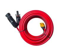 ZkeeShop Câble solaire 10 AWG - Fiche solaire vers XT60 - Adaptateur 6 mm² - Panneau solaire - Compatible avec Ecoflow Bluetti Powerstation (5 m)