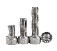 Zkensh-Bolts 304 acier inoxydable filetage inversé filetage gauche filetage inversé gauche vis hexagonale interne boulon M4-m12, 1 pièces, Largement utilisé(10mm,M4)