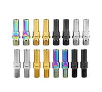Zkensh-Bolts Boulon en titane M8/M10 for tige de frein en V, pas de 1,25 mm, for tige de goujon VTT, pièces de rechange for vélo, 1 paire Largement utilisé(Titanium,M10)