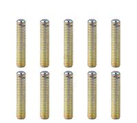 Zkensh-Bolts Boulon en titane Tc4/Gr5 M4 M7, vis à tête creuse sans tête for vélo et moto, 4 pièces Largement utilisé(Rainbow,M4x18mm)