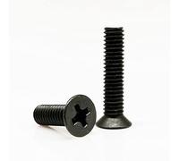 Zkensh-Bolts Mini petite vis à tête fraisée plate en acier noir, M1 M1.2 M1.4 M1.6 M2 M2.5 M3 M3.5 M4, 50 pièces Largement utilisé(8 Mm, 14 in Bag,M3.5)