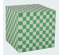 Zkfpet Table Basse en Damier, Table D'appoint De Jeu, Présentoirs en Acrylique, for Salon et Terrasse(Green)