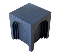 Zkfpet Table D'appoint Carrée de 16 Pouces, Ensemble de 3, Petite Table Basse Gigogne, Gain de Place, Utilisation Combinée, for Salon Chambre(Blue)