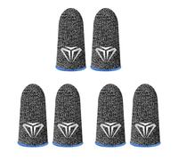 ZKGYUS 6PCS PUBG Mobile Phone Game Sleeve Finger,Anti-Transpiration Respirant Finger Manches Écran Tactile Tir et Visée Sensibles - Finger Manches pour Couteaux Out/PUBG pour Android et iOS