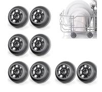 ZKGYUS 8 Roulette pour Lave Vaisselle Siemens Bosch Beko Neff Roues Panier Inférieur Universel