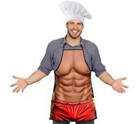 ZKGYUS Tablier Drole Homme Tablier De Cuisine Humoristique Sexy Tablier de Cuisine Fun Fête Cadeau Tablier pour Homme Cadeaux de Saint-Valentin