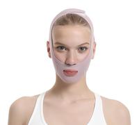 ZKGYUS V Line Lifting Mask,Mascarillas reutilizables en V,Se puede llevar en casa durante el día o dormir por la noche,Púrpura