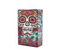 ZKHD Étui à Cigarettes Mince Boîte à Cigarettes Portable Contient 20 Pièces Cigarettes Personnalité Créative Boîtes à Tabac avec Motif élégant,F