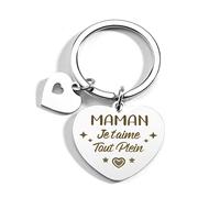 ZKIUOA Cadeau Fête des Mères - Porte-Clef Maman Anniversaire - Idée Cadeau Originale pour Belle-Mère