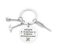 ZKIUOA Porte Cle - Cadeau Papy Original Fete Des Grands Peres Cadeau Noel Pour Fête - Papi Père Gramd