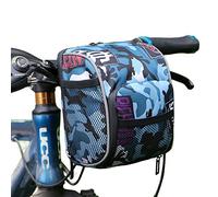 ZKIXUIWI Panier Avant Camouflage pour Vélo - Accessoire de Décoration pour Adultes et Enfants - Sac de Guidon Cool Compatible avec Tricycle, Scooter pour Filles