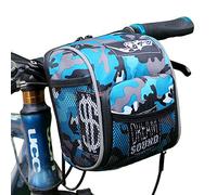 Zkixuiwi Panier et Organisateur de vélo pour Enfants, Sac de Guidon Camouflage - Convient pour draisienne, Tricycle, Scooter