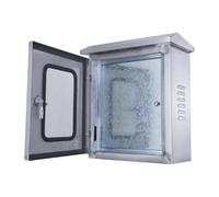 zklaseot Boîtier en Acier Inoxydable 304, Boîtier Électrique Étanche, Boîte De Jonction Électrique Verrouillable pour Intérieur/extérieur, avec Plaque De Montage(40x30x20cm)