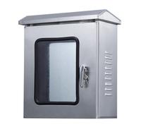 zklaseot Coffret Électrique en Acier Inoxydable 304, Boîtier D'armoire De Distribution, Boîtier Électrique Mural Intérieur Et Extérieur, Étanche Et Résistant Aux Intempéries(60x50x25cm)