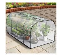 zklaseot Mini Serre, Film Transparent, Serre Tunnel Portable, Couverture Étanche avec Cadre, pour Légumes Et Fruits(150x80x80cm)