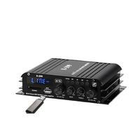 ZKLGS Amplificateur Audio, S-299 4.1 canaux Audio amplificateur de Puissance numérique 5.0 Portable Voiture et Maison Double Usage 4 * 40W Lecteur de télécommande