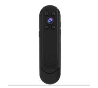 ZKLGS Caméra Pieton Mini caméra numérique HD Micro DV, Grand Angle, détection de Mouvement, caméscope d'enregistrement en Boucle instantanée, Double Clip arrière(with 64GB Card)