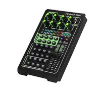 ZKLGS Contrôleur DJ, Carte Son Externe d'interface Audio, Batterie de Grande capacité, avec, 20 Types d'effets sonores, for Diffusion en Direct