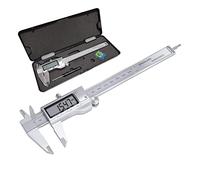 ZKLGS Pied a Coulisse Digital, Caliper en métal 150/200/30 0mm Caliper à Outils de Mesure du micromètre de Calibre d'étrier numérique électronique en Acier Inoxydable(200MM)