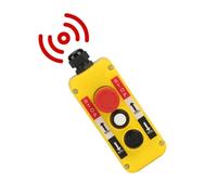 ZKLGS Télécommande de Grue sans Fil Interrupteur à Bouton-Poussoir Industriel étanche, arrêt d'urgence for Grue électrique, Station de Commande Suspendue E7CB