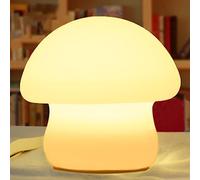 ZKLiLi champignon silicone veilleuse pour enfants, 7 variations de couleurs, fonction tactile, chargement USB, idéal pour les cadeaux d'anniversaire pour les enfants