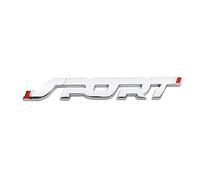 zkm Chrome Métal Sport Logo Emblème De Voiture Premium 3D Auto Badge Racing Autocollant Turbo Power Decal Argent