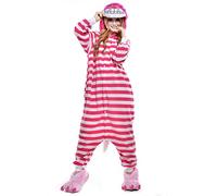 ZKomoL Pyjama onesie pour cosplay, adulte, unisexe, modèle tigre, Cheshire Cat, XL