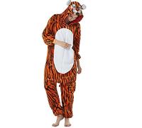 ZKomoL Pyjama onesie pour cosplay, adulte, unisexe, modèle tigre, M