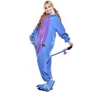 ZKomoL Pyjamas Onesies Cosplay Adulte Unisexe Animaux Halloween Costume Robe Loungewear (Âne, M)