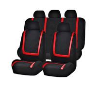 ZKSJFU Housse Siège Voiture pour Toyota CHR Corolla Corona Cresta Crown, l'usure Non Slip Avant Arrière Couvre Sieges Respirant Housses de Siège Auto,B-Red