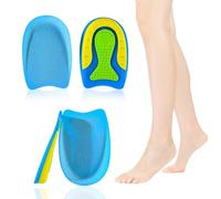 ZKSXOA 2 Paires de Talonnettes en Gel de Silicone, Talonnette Epine Calcaneenne Gel Grandissante Orthopédique Taille L pour Fasciite Plantaire, Douleurs au Talon d'Achille
