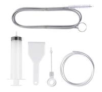 ZKSXOA 5 Pièce Kit Nettoyage Frigo, Frigo Outils de Nettoyage, Drague de Vidange Réfrigérateur, Brosse de Nettoyage, Outils de Nettoyage Réutilisables pour Le Nettoyage des Trous de Drainage