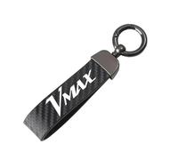 ZKSXSM Cuir Moto Porte-clés Fer à Cheval Boucle Bijoux pour Y/amaha VMAX 1200 VMAX 1700 VMAX1200 VMAX170, Noir