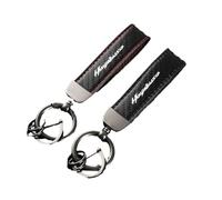 ZKSXSM Porte-clés de Porte-clés de Moto en Fibre de Carbone pour Accessoires S/uzuki GSX1300R Hayabusa GSX, Rouge