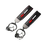 ZKSXSM Porte-clés de Porte-clés de Moto en Fibre de Carbone pour Accessoires S/uzuki SV650 SV 650 SV650X SV650S, Noir